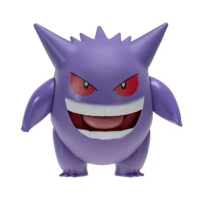 Abbildung von Jazwares Spielfigur Pokémon Battle Feature Figur Gengar (NEU &amp; OVP)