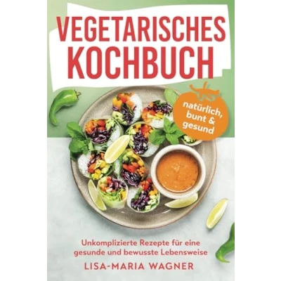 Abbildung von Vegetarisches Kochbuch natürlich, bunt &amp; gesund: Unkomplizierte Rezepte für eine gesunde und bewusste Lebensweise
