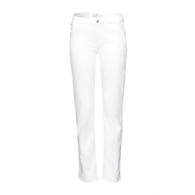 Abbildung von Cross Jeans Damen Rose Regular Fit Weiss White W27 W38 Stretch, Größe:27W / 32L, Farbe:White 081