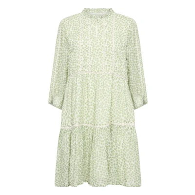 Abbildung von Part Two Freizeitkleid, Damen, Größe: 44, Green mini grid flower