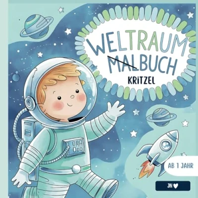 Abbildung von Mein Erstes Malbuch: Ausmalbuch für Kinder ab 1 Jahr. Weltraumbuch