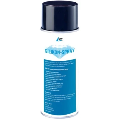 Abbildung von AGT Kontaktspray: Silikonspray, 400 ml (Silikonspray als Kontaktspray, Allesdichter Spray transparent, Dichtung)