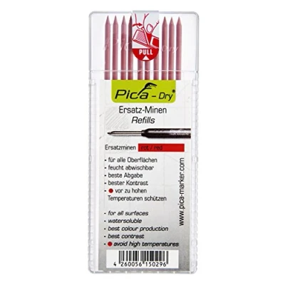 Abbildung von Pins t/Pica trocken rot 10 Stk