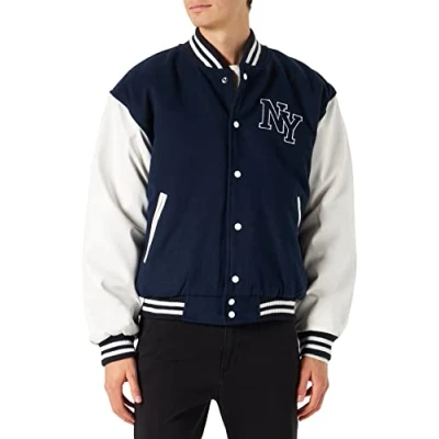 Abbildung von Mil Tec Herren Ceket 10370003 Jacke, Navy/Weiss, L EU
