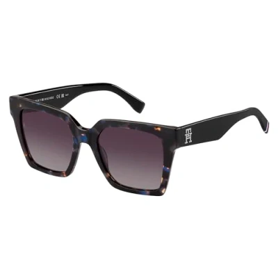Abbildung von Tommy Hilfiger Damen Th 2100/S Sonnenbrille, Blau/Braun (Blue Havana), 66