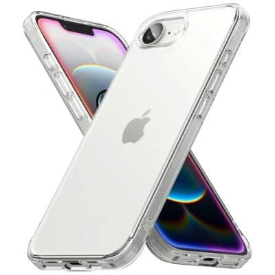 Abbildung von Ringke Fusion [Anti Fingerabdruck] Kompatibel mit iPhone 16e (SE 4, 2025, 6,1 Zoll) Hülle, Mattierte Hart PC Kratzfest Stoßfeste TPU Bumper Schutz Handyhülle Matte Clear