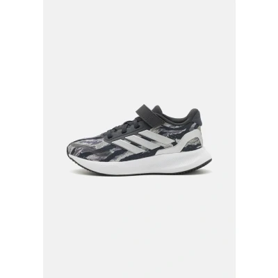 Abbildung von adidas Performance Runfalcon 5 Unisex Laufschuh Straße für Kinder, Größe: 28, Silver pebble/silver metallic/carbon Schuhe