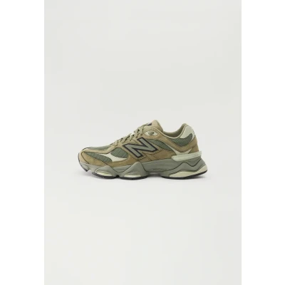 Abbildung von New Balance 9060 Unisex Sneaker low, Größe: 43, Dark olivine Leder und textil