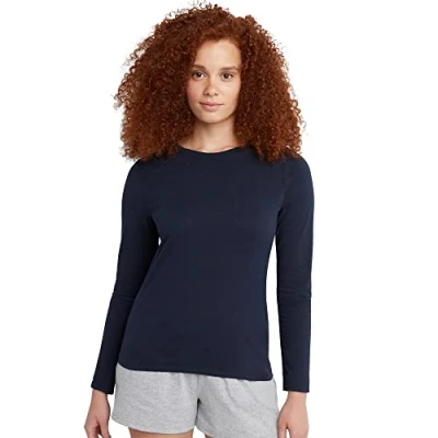 Abbildung von Hanes Damen Sport Cool Dri Performance Langarm T Shirt, Tolles Blau, Klein