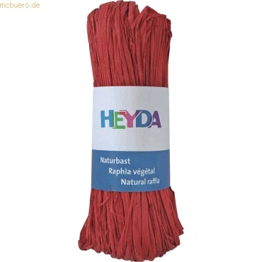 Abbildung von Heyda 204887791 Bast Naturbast (0 m x 0 mm,) rot