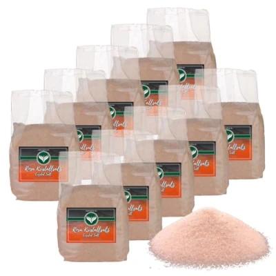 Abbildung von Azafran Rosa Kristallsalz (bekannt als Himalaya Salz) Steinsalz Ursalz fein 10kg