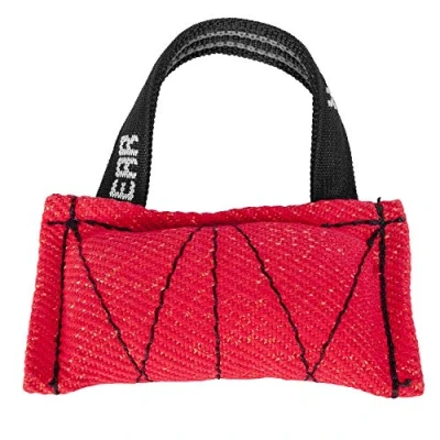 Abbildung von Dingo Gear Baumwolle Nylon Beißwurst für Hundetraining 15 x 8 cm Piccolo Rot S00697