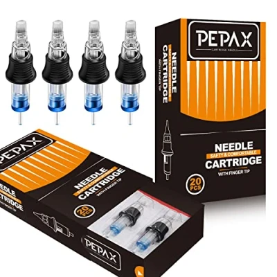 Abbildung von Cartridge Nadeln TONBAO 20 Stück Einwegnadeln, Patronen Fingerleisten Integration, Standard 5MGL Round Liner für Maschinenstift (1205MGL)