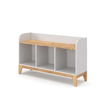 Abbildung von VitaliSpa® Sitzbank Malia, Weiß/Eiche, 107.2 x 63.8 cm