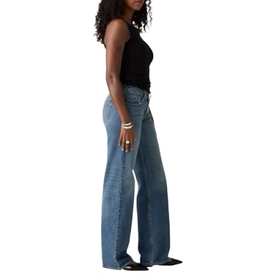 Abbildung von Levi&#039;s LOW Loose Jeans Flared Jeans, Damen, Größe: 31x34, Living the good life