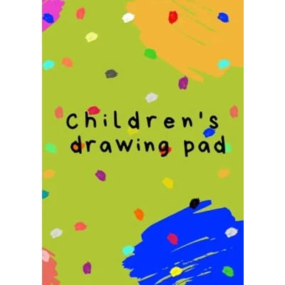 Abbildung von A4 Children&#039;s Drawing Pad: Book for Kids Blank Scrap Book, Sketch Pad, Colouring Painting, Art ... 90 gsm White Paper, 120 Pages (50 Sheets)