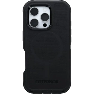 Abbildung von OtterBox Schutzhülle für iPhone 16 Pro Defender Serie, Schwarz