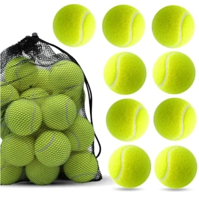 Abbildung von Sportyfits® Tennisball 9x Tennisbälle gelb inkl. Mesh Tragetasche Training und Wettkampf (9er Set, Tennisball)