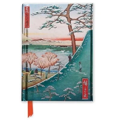 Abbildung von Premium Notizbuch DIN A6: Utagawa Hiroshige, Meguro: Unser hochwertiges, liniertes Blankbook mit festem, künstlerisch geprägtem Einband und ... A 6 Magnetverschluss, Band 1)