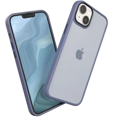 Abbildung von EAZY CASE Ultra Schutz Outdoor Hülle kompatibel mit iPhone 14 Plus, hochwertige Schutzhülle Aufprallschutz, Stoßfest und Kratzfest, dünne Handyhülle Kameraschutz, Hellblau, Blau