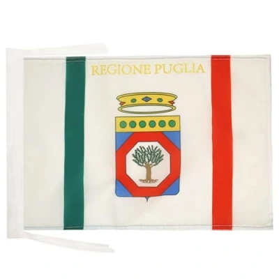 Abbildung von AZ FLAG Flagge Apulien 45x30 Cm Mit Kordel Puglia In Italien Fahne 30 x 45 Flaggen