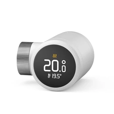 Abbildung von tado Smartes Heizkörperthermostat X, Heizungssteuerung per App und Smart Speaker (Siri, Google Assistant), spart Energie &amp; Kosten, DIY Installation, nicht kompatibel mit V3+