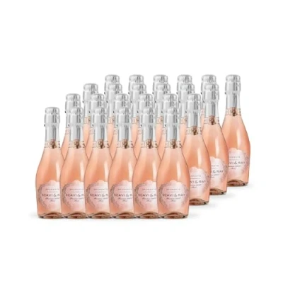 Abbildung von SCAVI &amp; RAY Prosecco DOC Rosé Spumante Piccolo, 24 x 0,2l extra trockener aus Italien, fruchtig frisch in kleinen Flaschen, 11% Vol. Alkohol ideal für den Genussmoment