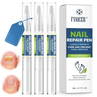 Abbildung von 3 Stück Nail Repair pen, Fußnägel Behandlung, Nagelpflegestift, Care Pen für Nagelpflege Fußnägel, Befeuchtung der Nägel, Schutz &amp; Stärkung Brüchiger Nagelwachstum Fördern