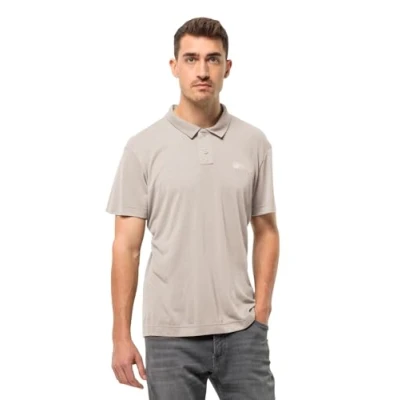 Abbildung von Jack Wolfskin Poloshirt, Herren, Größe: Large, Sea shell