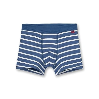 Abbildung von Sanetta Jungen Shorts Blau Ringel Hochwertige und nachhaltige Unterhose für aus Baumwolle. Unterwäsche 092