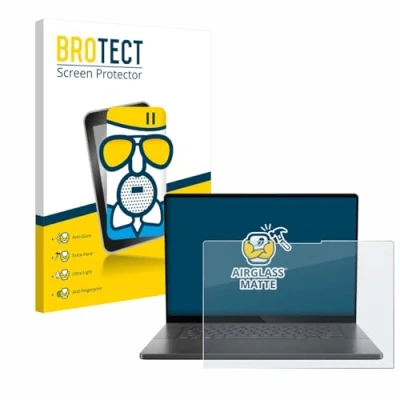 Abbildung von BROTECT Entspiegelungs Schutzglas für ASUS ROG Zephyrus G16 2024 GU605 Schutz Folie Panzerfolie Glas Matt [Extrem Kratzfest 9H, Anti Reflex]