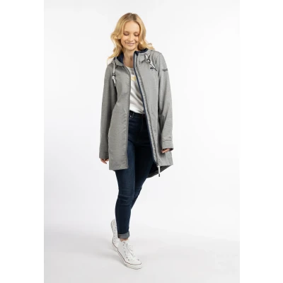 Abbildung von SCHMUDDELWEDDA Damen Funktionsjacke XS / Grau Melange Marine 65% Polyester 35% Viskose
