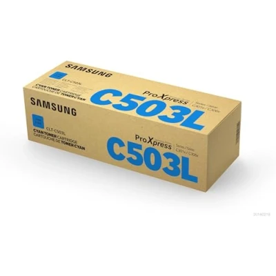 Abbildung von Samsung CLT C503L cyan toner 5.000 seiten original SU014A