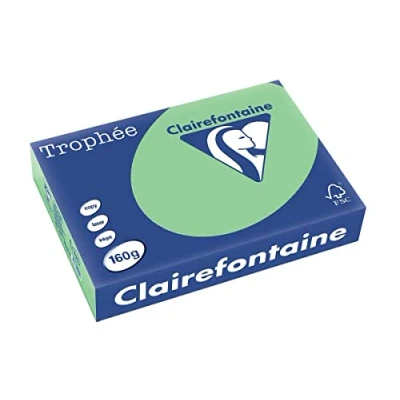 Abbildung von 4 x Clairefontaine Kopierpapier Trophee A4 160g/qm VE=250 Blatt naturg