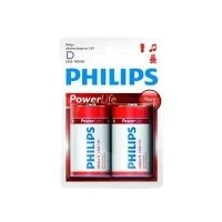 Abbildung von Philips LR20P2B/10 Batterien Power Alkaline 2 Stück LR20 1.5 V
