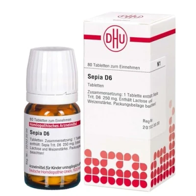 Abbildung von Sepia D 6 Tabletten 80 St