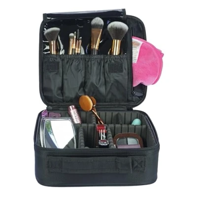 Abbildung von Beauty Tool Case Schwarz 22, 5 X 25, 9, Cm, Mit Organizer Einteilungen