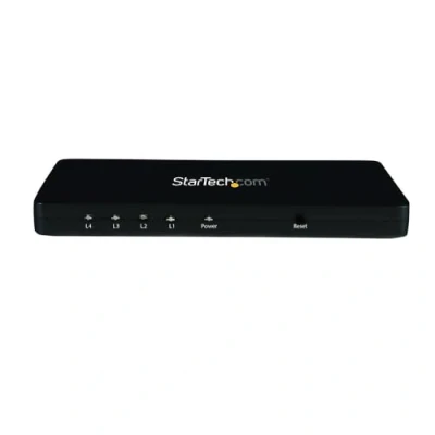 Abbildung von StarTech.com 4 Port HDMI 4k Video Splitter 1x4 Verteiler mit Aluminiumgehäuse @ 30 Hz fach Ultra HD 1080p Switch