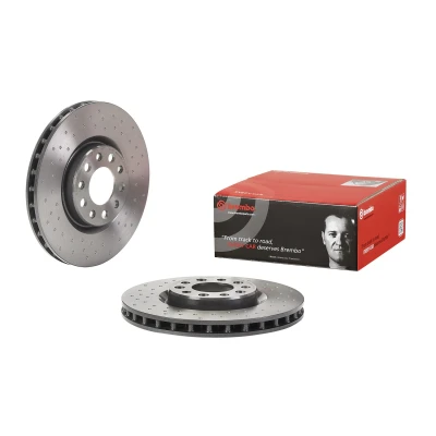 Abbildung von BREMBO 09.C495.1X Bremsscheibe 305 28 5 gelocht/innenbel. beschichtet ALFA ROMEO: Giulia Limousine