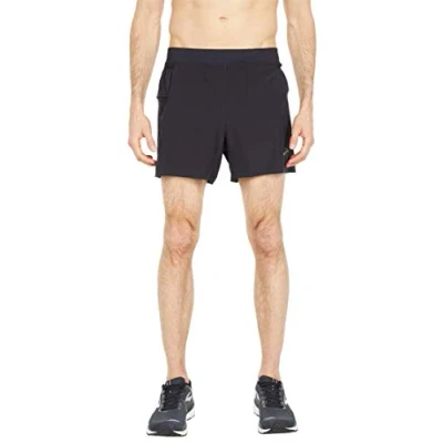 Abbildung von Brooks Sherpa 5&quot; 2IN1 Short kurze Sporthose, Herren, Größe: 44/46, Black