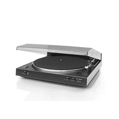 Abbildung von Dual DT 210 Vollautomatischer Schallplattenspieler mit Magnet Tonabnehmer System und Digitalisierungsfunktion über integrierten USB Anschluss.