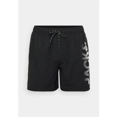 Abbildung von Jack &amp; Jones Jpstmaui Jjswim Splice LOGO Badeshorts, Herren, Größe: Small, Navy