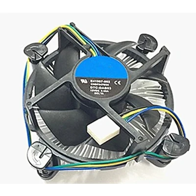 Abbildung von Core i3/i5/i7 Sockel 1150/1155/1156 4 poliger Anschluss CPU Kühler mit Aluminium Kühlkörper und 8,9 cm Lüfter für Desktop PC Computer