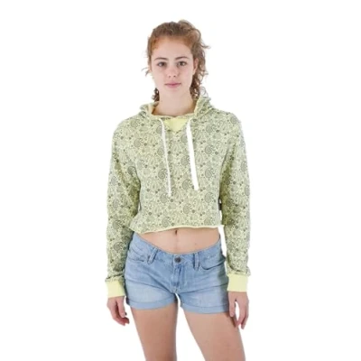 Abbildung von Hurley Damen Oceancare Fleeceoberteil mit Paisleymuster Pullover Sweater, Orchideenblüte, S