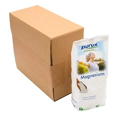 Abbildung von purux Magnesium Magnesiumchlorid 670 gr E511 Food MgCl2 nachhaltig verpackt
