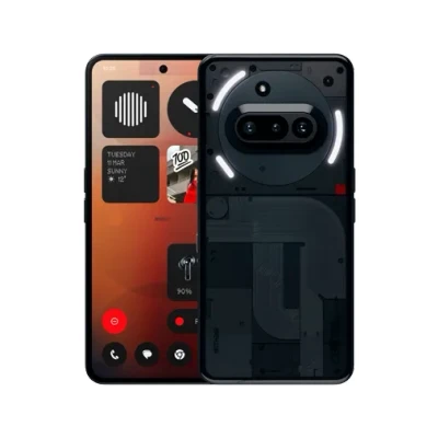 Abbildung von Nothing Phone (3a) 128 GB Handy mit 32 MP Frontkamera, 30 facher Ultra Zoom, 50 W Schnellladefunktion und 6,77 Zoll Flexibles FHD+ AMOLED Display Schwarz