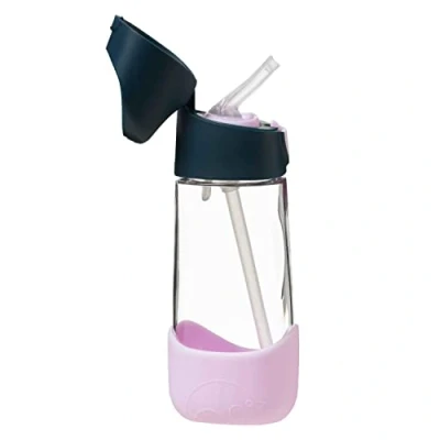 Abbildung von b.box TritanTM Wasser und Trinkflasche Kinder Griffige Auslaufsicher Ideal Nach Strohhalm Trinklernbecher 450 ml