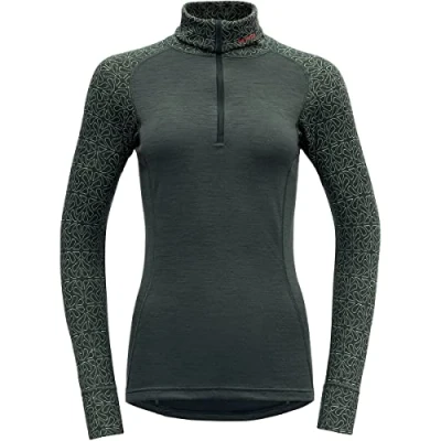 Abbildung von Devold Damen Duo Active Merino 210 Z.Neck Tshirt, Wald, S
