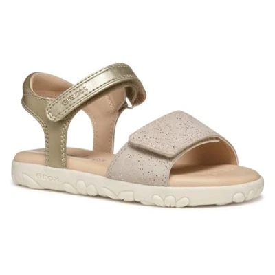 Abbildung von Geox Lauflernschuh für Kinder, Größe: 35, Light gold Schuhe