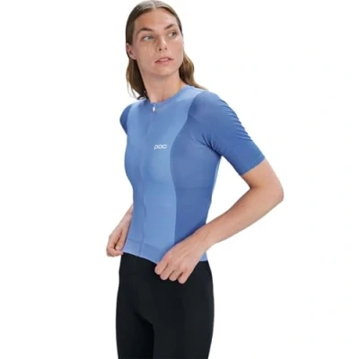 Abbildung von POC Damen W&#039;s Cadence Jersey Fahrradshirt, Bazzite Blue, M EU